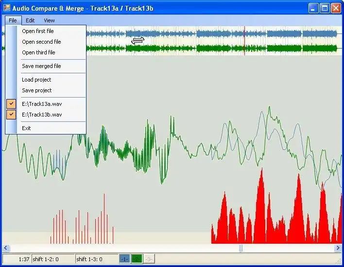 Download web tool or web app Audio Compare  Merge