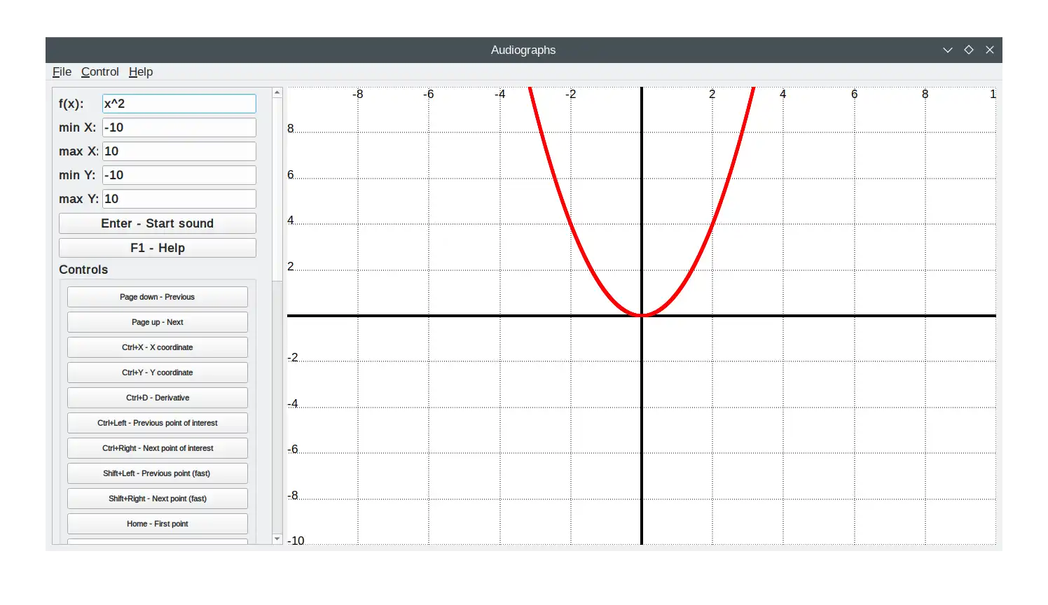 Web aracını veya web uygulamasını indirin Audiographs