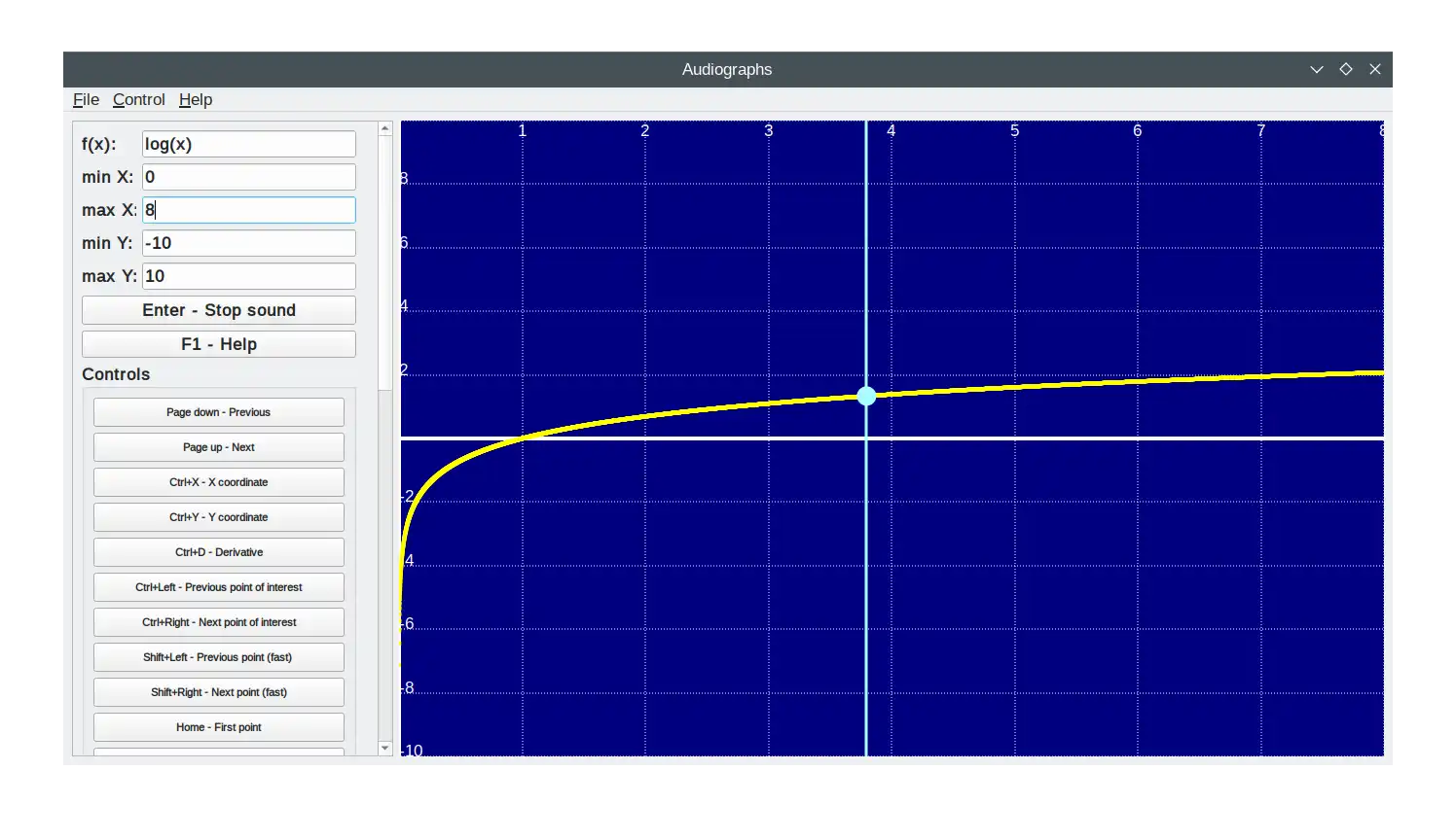 قم بتنزيل أداة الويب أو تطبيق الويب Audiographs