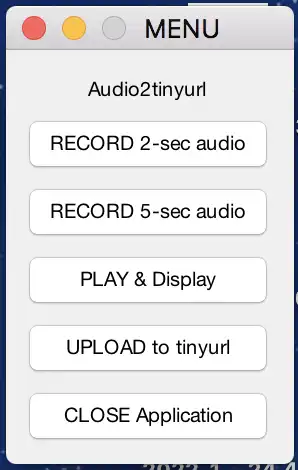 Descargue la herramienta web o la aplicación web audio-msg