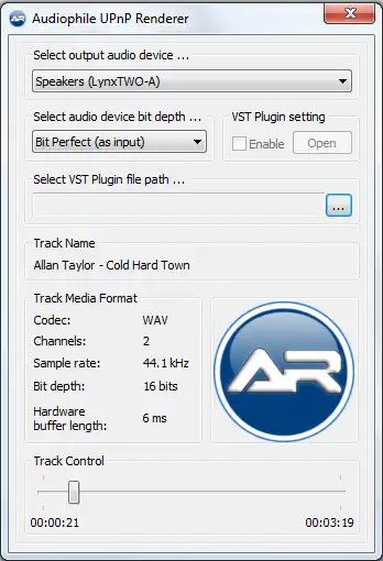 Download web tool or web app Audiophile UPnP Renderer
