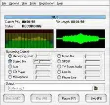 Завантажте веб-інструмент або веб-програму Audio Recorder ActiveX