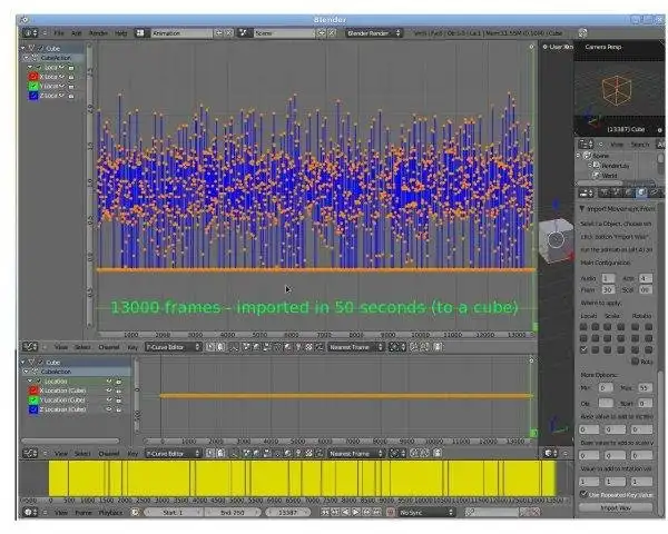 Laden Sie das Web-Tool oder die Web-App Audio to Mov Script herunter (Blender 2.5)