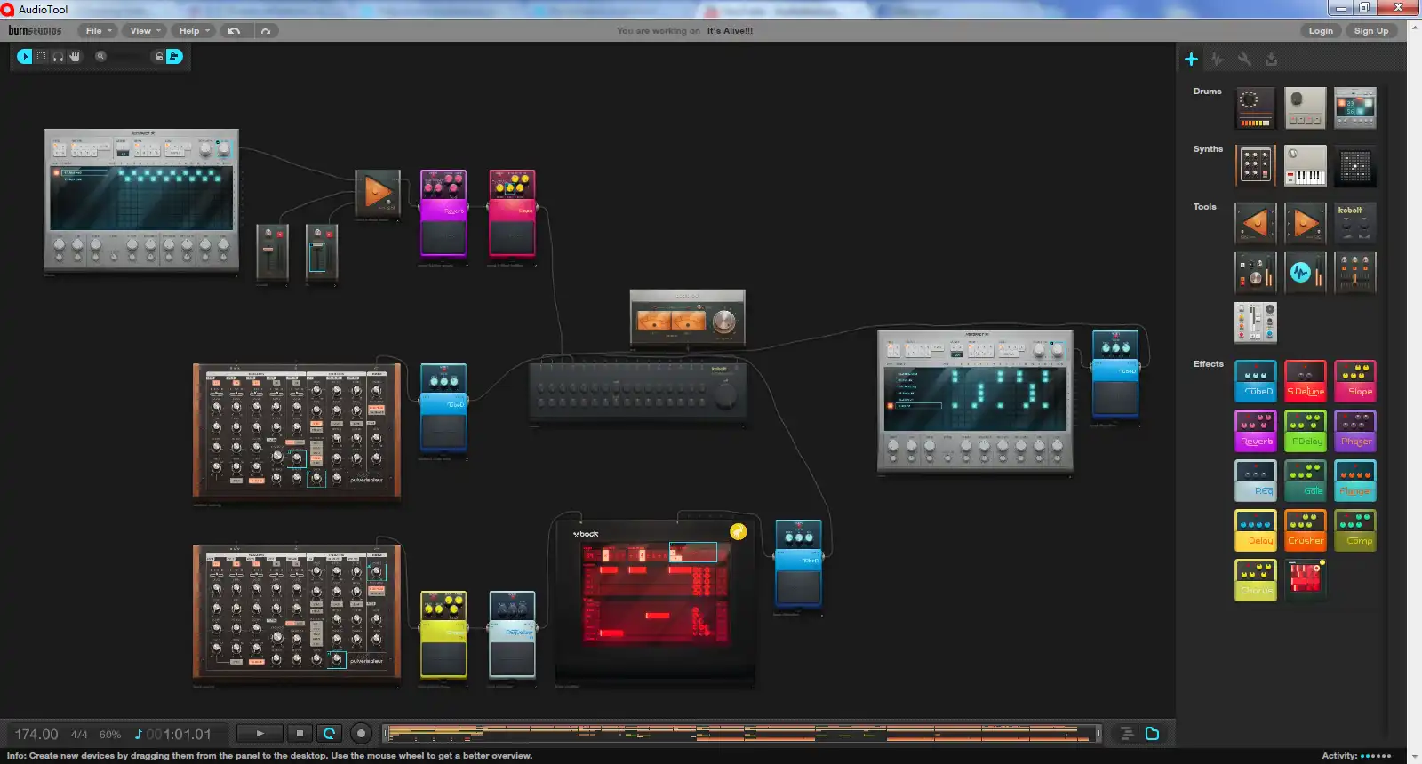 ดาวน์โหลดเครื่องมือเว็บหรือเว็บแอป AudioTool Desktop Software