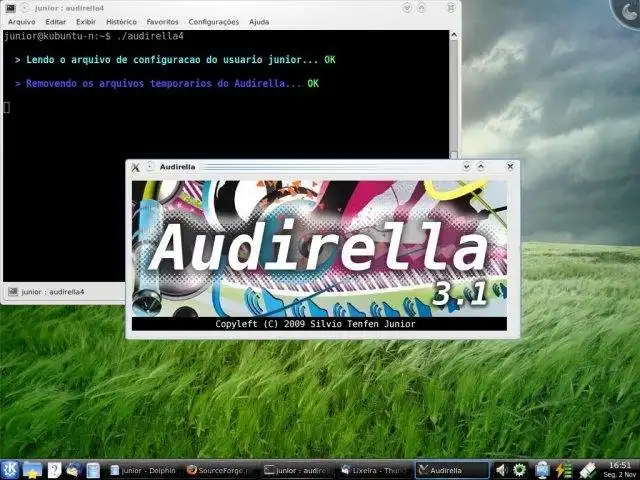Загрузите веб-инструмент или веб-приложение Audirella