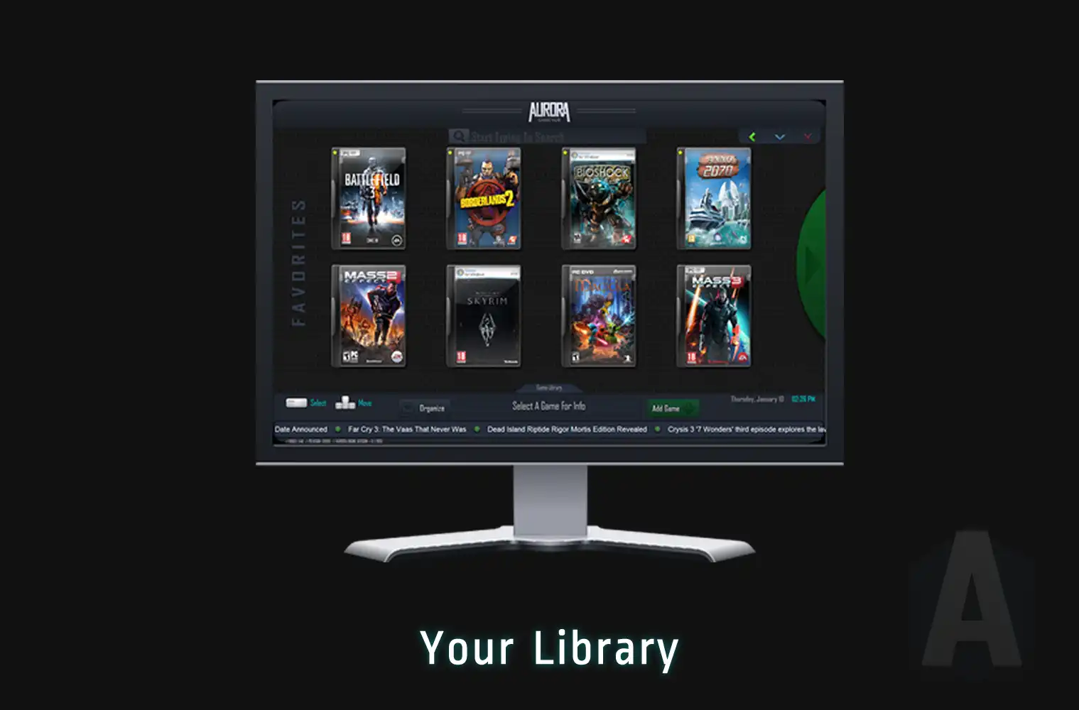 웹 도구 또는 웹 앱 Aurora Game Hub를 다운로드하여 온라인 Linux를 통해 Windows 온라인에서 실행