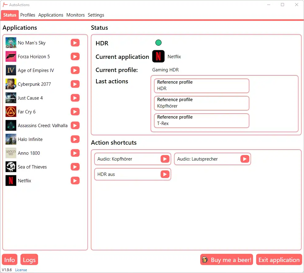 Download web tool or web app AutoActions