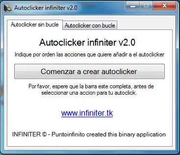 Download web tool or web app Autoclicker infiniter
