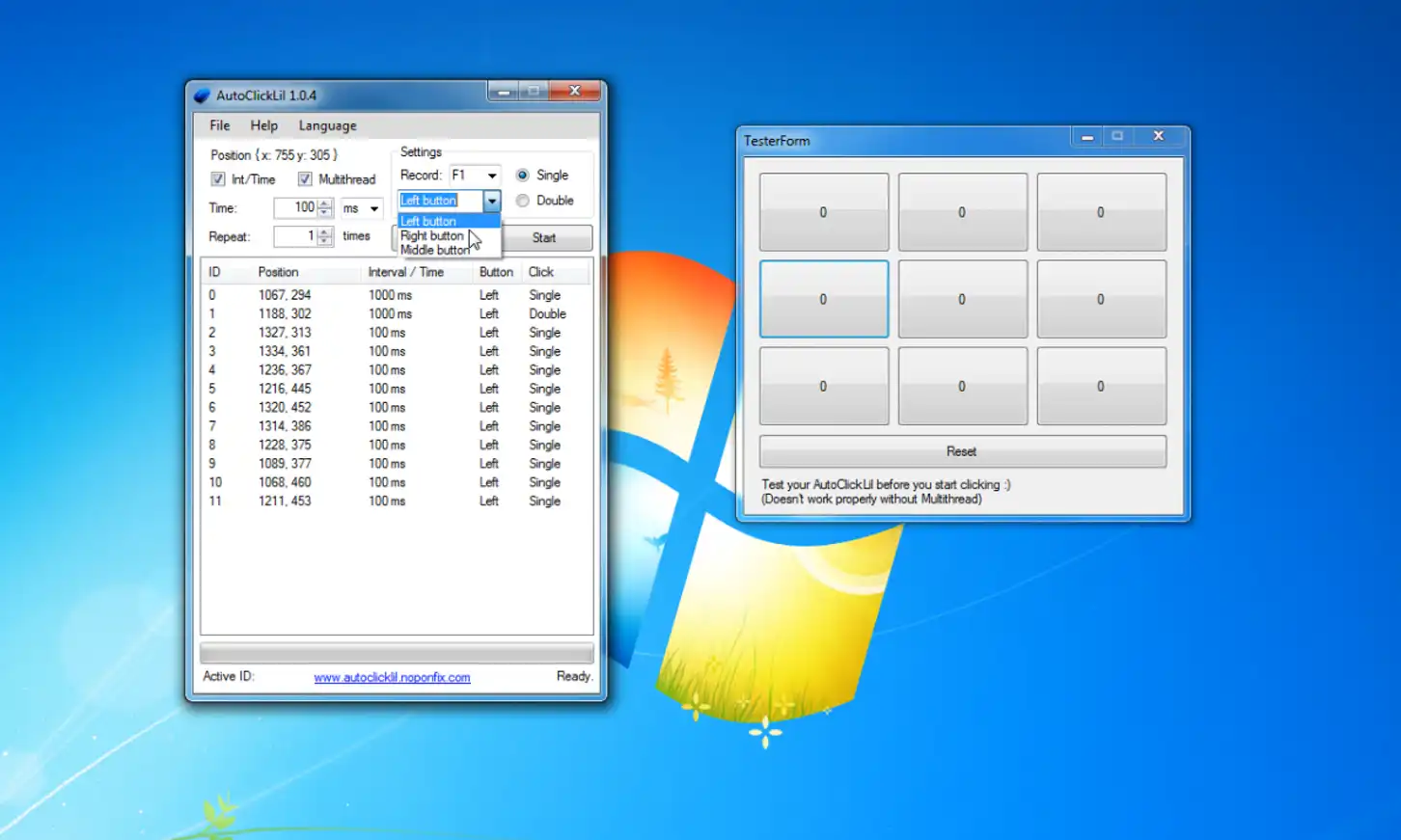 Download web tool or web app AutoClickLil