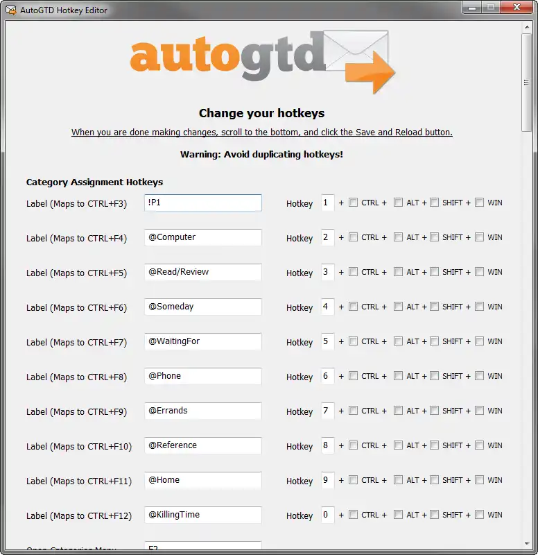 웹 도구 또는 웹 앱 AutoGTD 다운로드