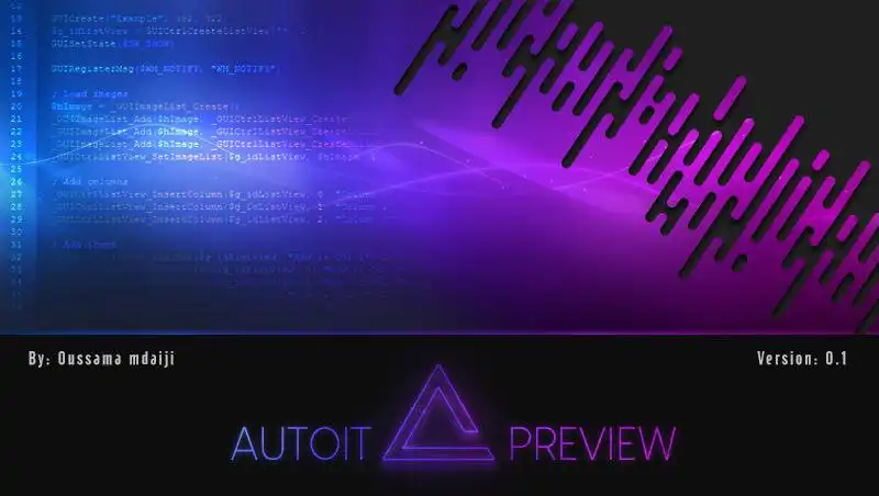 下载网络工具或网络应用程序 Autoit Preview v 0.2