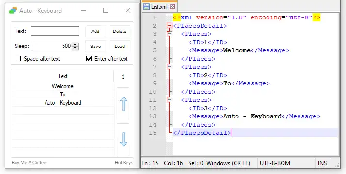 Download web tool or web app Auto-Keyboard