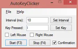 Download web tool or web app Auto Key Clicker