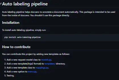 Download web tool or web app Auto labeling pipeline