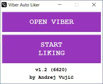 Download web tool or web app Auto Liker for Viber messages