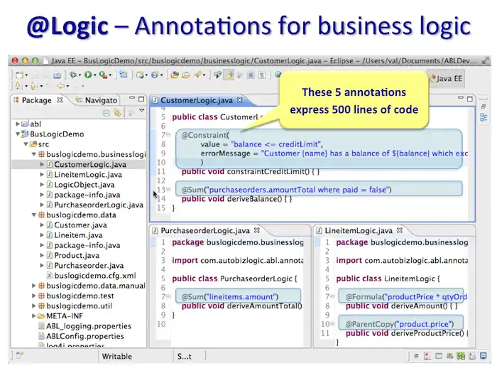 Download web tool or web app Automated Business Logic