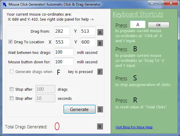 Download web tool or web app Auto Mouse Clicker - Super Fast