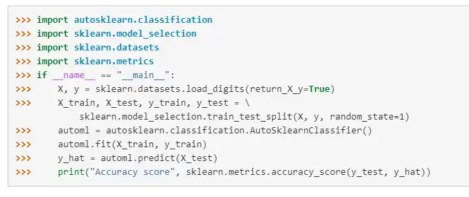 Download web tool or web app auto-sklearn