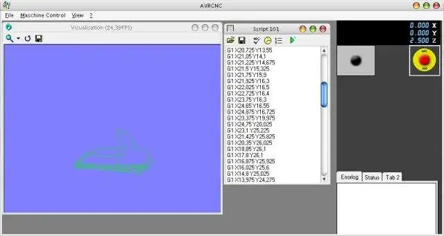 قم بتنزيل أداة الويب أو تطبيق الويب AVR-CNC