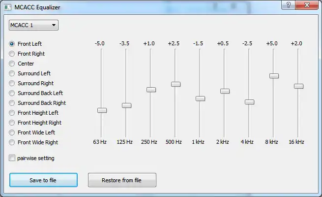 Download web tool or web app AvrPioRemote