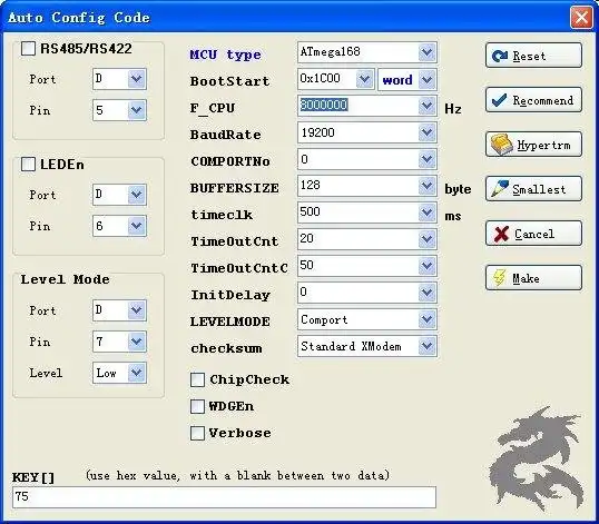웹 도구 또는 웹 앱 다운로드 AVR Universal Bootloader(AVRUB)