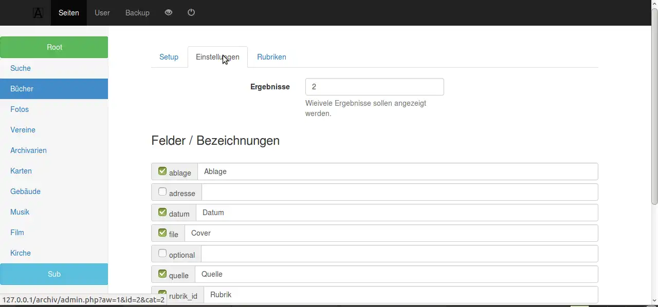 Download web tool or web app aw::Archiv