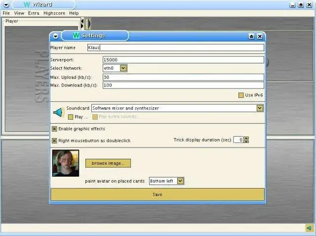Завантажте веб-інструмент або веб-програму Wizard Card Game для запуску в Windows онлайн через Linux онлайн
