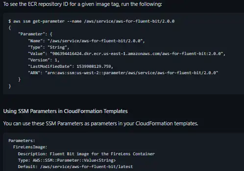 Muat turun alat web atau apl web AWS untuk Fluent Bit Docker Image