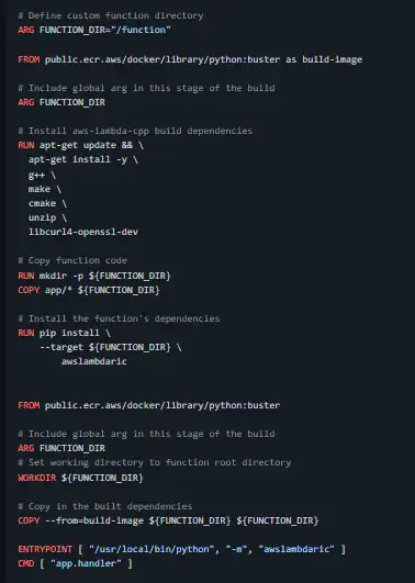 ດາວໂຫລດເຄື່ອງມືເວັບ ຫຼືແອັບຯເວັບ AWS Lambda Python Runtime Interf Client