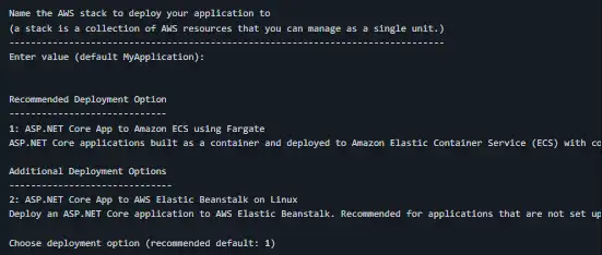 Mag-download ng web tool o web app na AWS .NET deployment tool