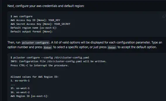 Download web tool or web app AWS ParallelCluster Node