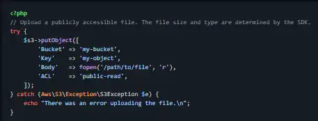 PHP-യ്‌ക്കായി വെബ് ടൂൾ അല്ലെങ്കിൽ വെബ് ആപ്പ് AWS SDK ഡൗൺലോഡ് ചെയ്യുക