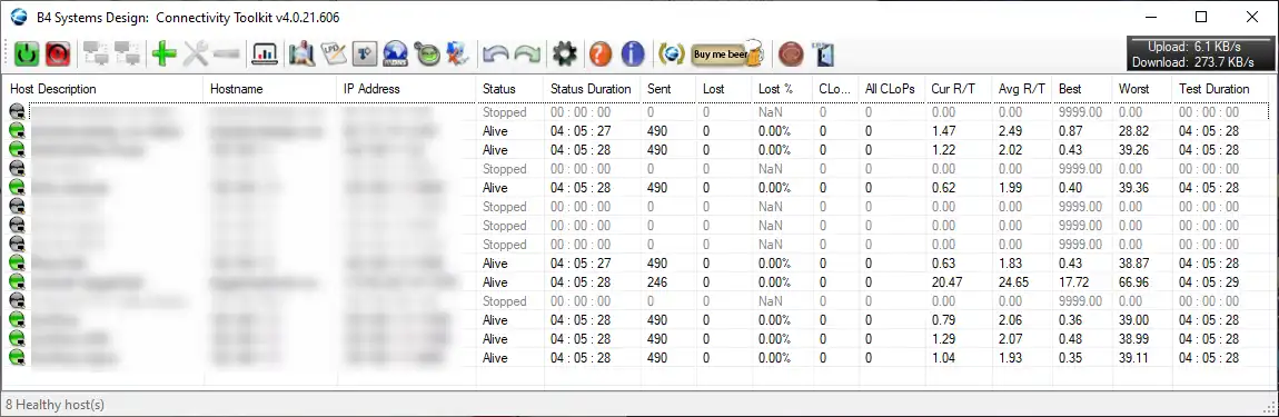 웹 도구 또는 웹 앱 다운로드 B4 Systems Design: Connectivity Toolkit