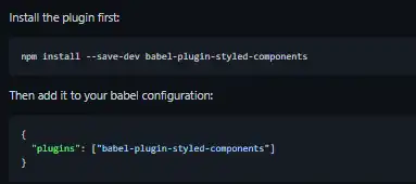 下载网络工具或网络应用程序 babel-plugin-styled-components