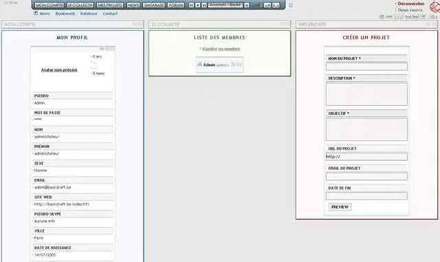 Download web tool or web app  BACKDRAFT Workgroup Management