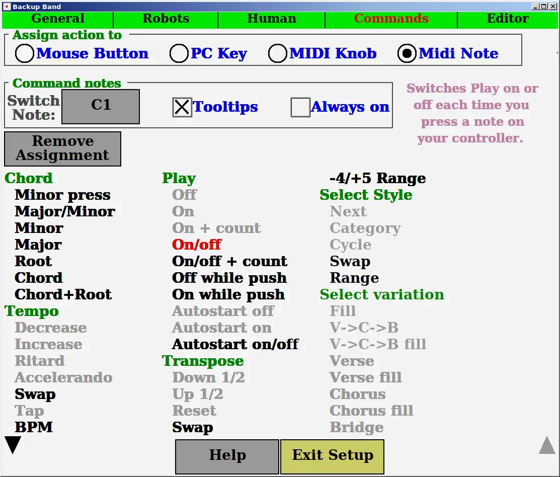 WebツールまたはWebアプリBackupBandをダウンロードします