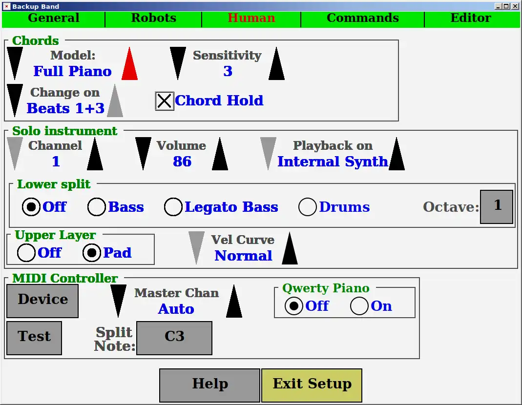 Download web tool or web app BackupBand