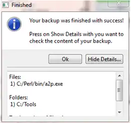 ดาวน์โหลดเครื่องมือเว็บหรือเว็บแอป BackupTool