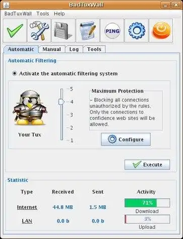 Tải xuống công cụ web hoặc ứng dụng web Tường lửa Linux BadTuxWall