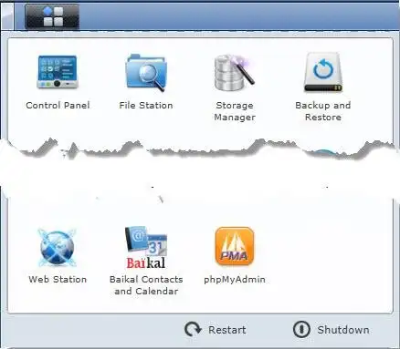 Download web tool or web app Baikal for Synology