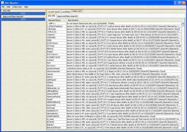 Mag-download ng web tool o web app Bancraft: Ang Java Banlist na tatakbo sa Windows online sa Linux online