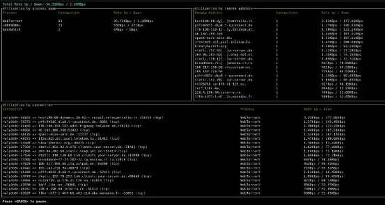 Laden Sie das Web-Tool oder die Web-App bandwhich herunter