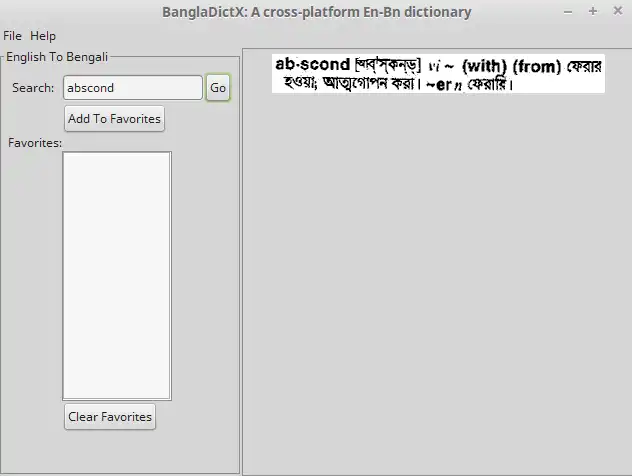 Download webtool of web-app BanglaDictX
