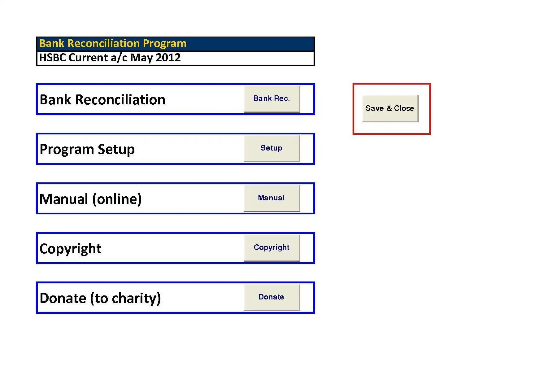 下载网络工具或网络应用程序 Bank Reconciliation Pro (Excel)