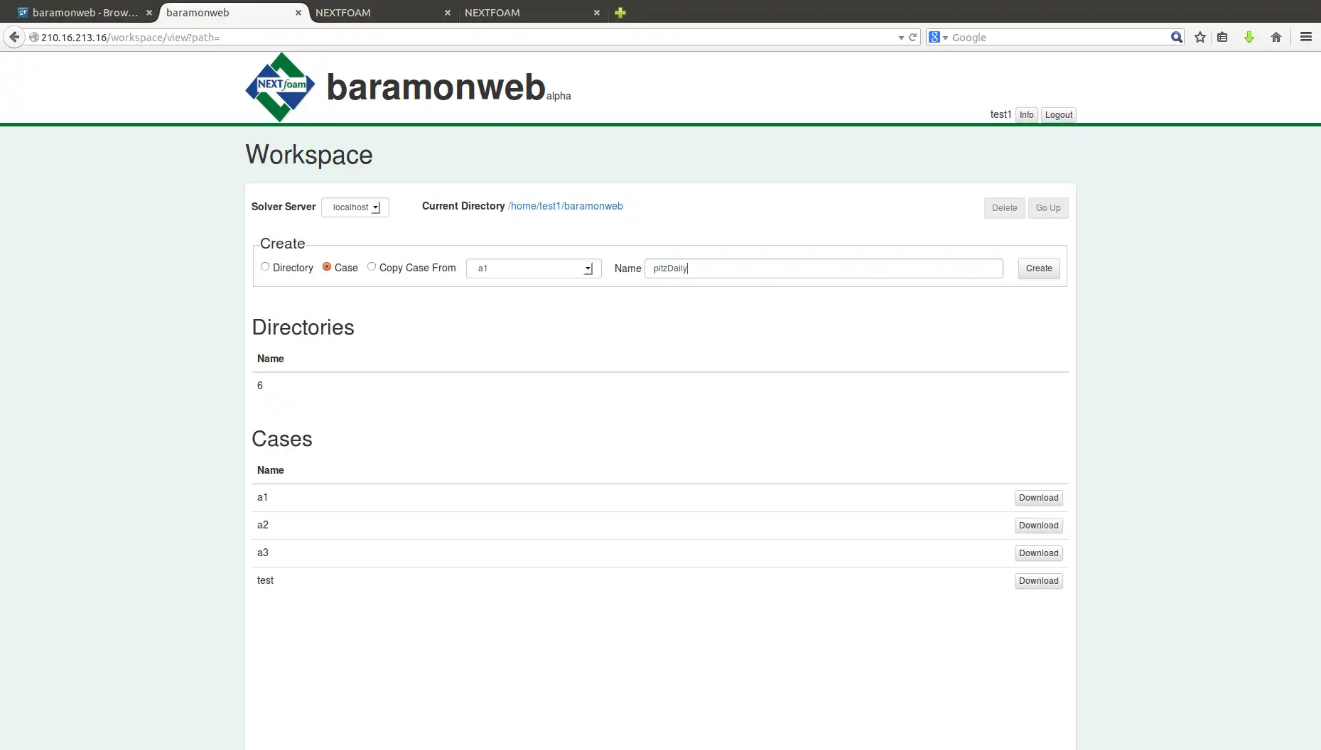 Descargue la herramienta web o la aplicación web baramonweb para ejecutar en Windows en línea sobre Linux en línea