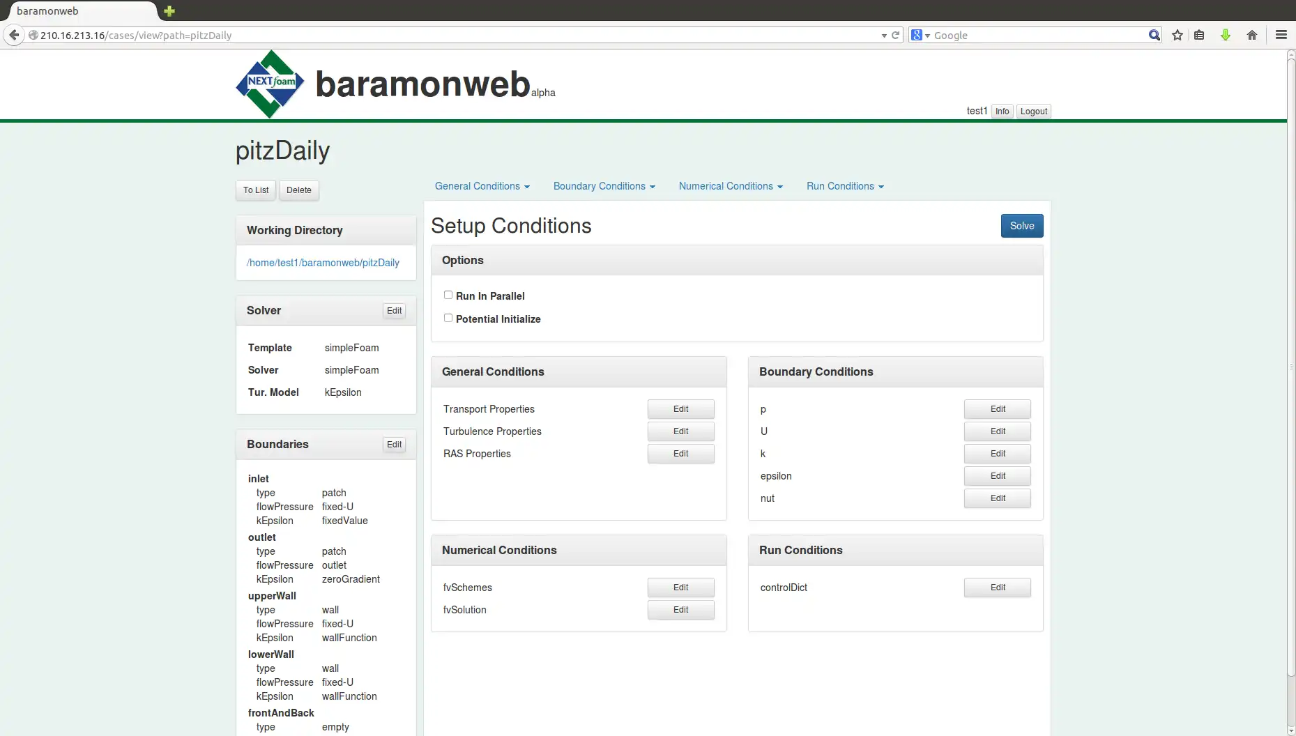 Download web tool or web app baramonweb to run in Windows online over Linux online