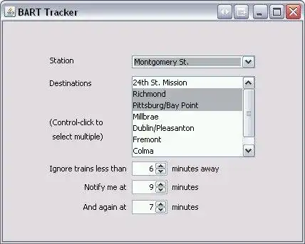 Download web tool or web app BART Tracker