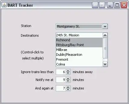 Download webtool of webapp BART Tracker