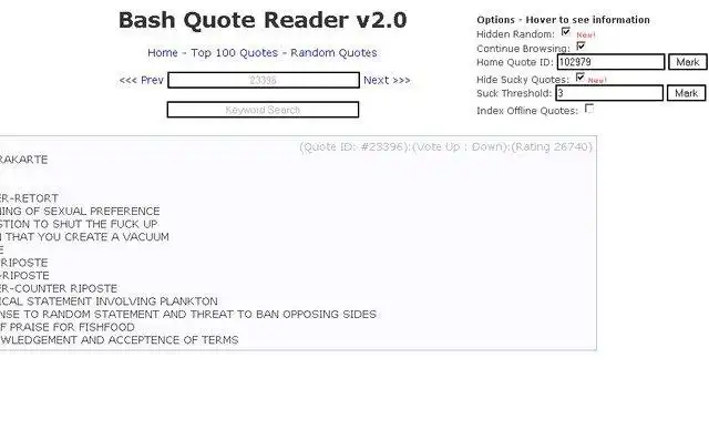 Web ツールまたは Web アプリ Bash Reader をダウンロードする