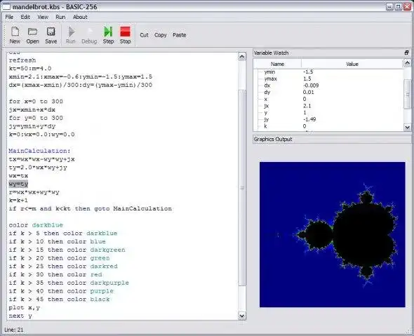 Загрузите веб-инструмент или веб-приложение BASIC-256